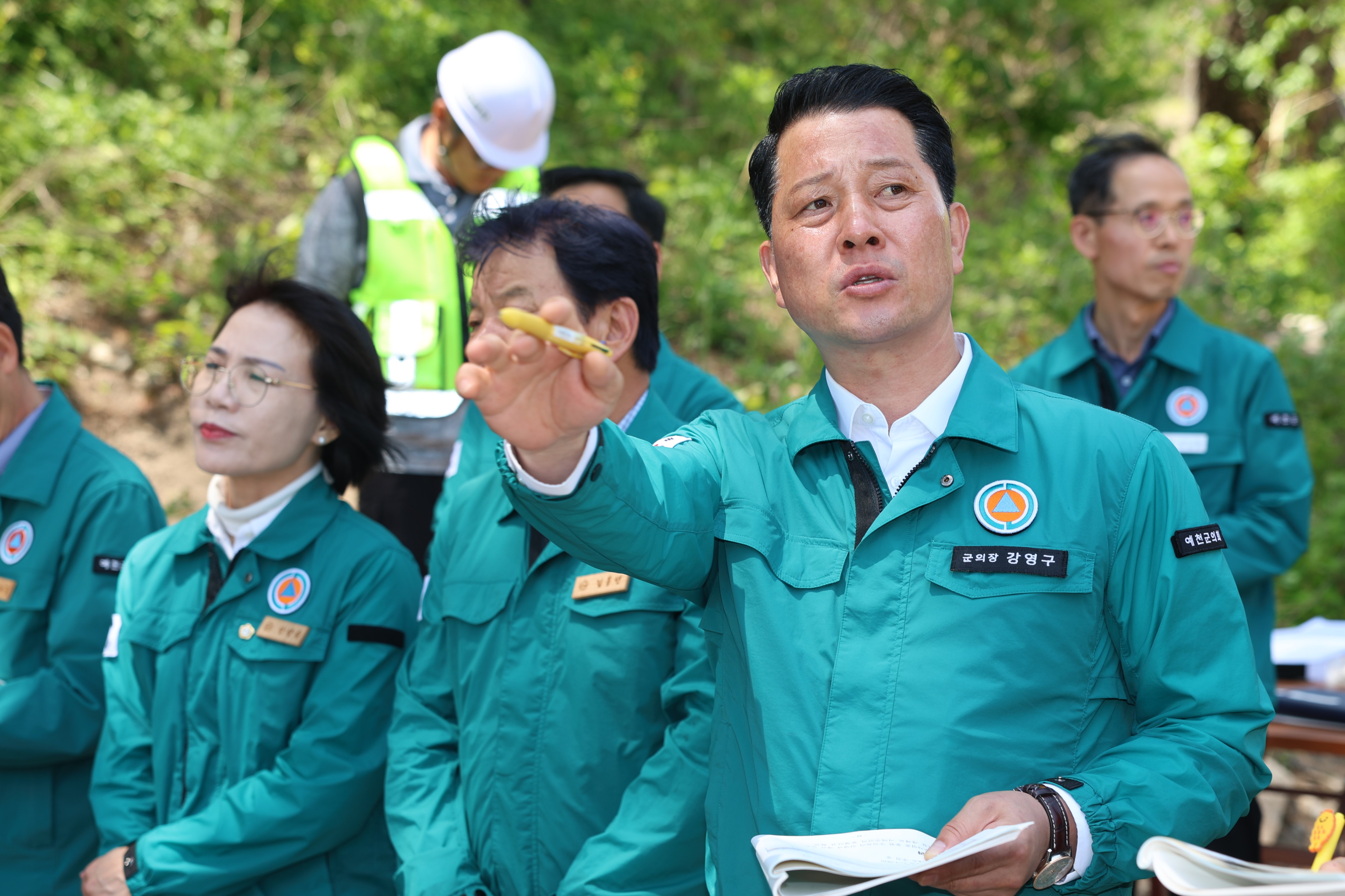 '제278회 예천군의회 임시회 상반기 주요사업장 현지확인' 게시글의 사진(9) '2025 5 14 용문 내지천 재해복구 개선사업(안전재난과) (14).JPG'