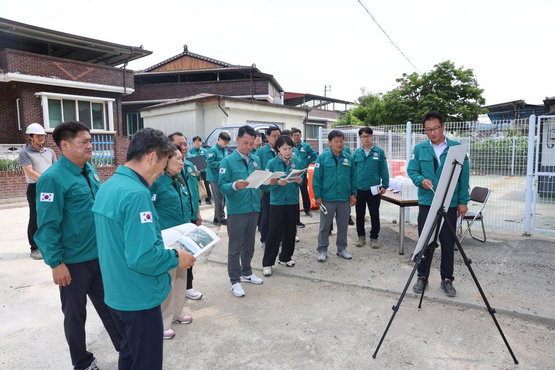 제279회 예천군의회 제1차 정례회 수해사업장 현지 확인