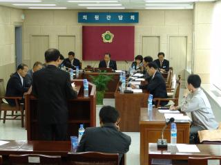 의원 간담회(2007.10.2)